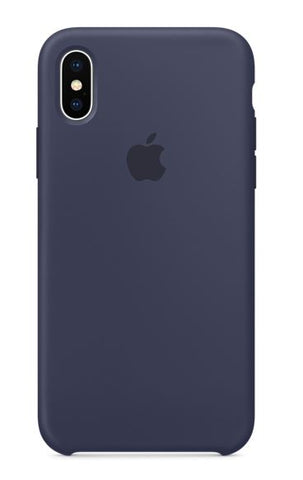 Dėklas ORG "Silicone case" iPhone XS midnight blue