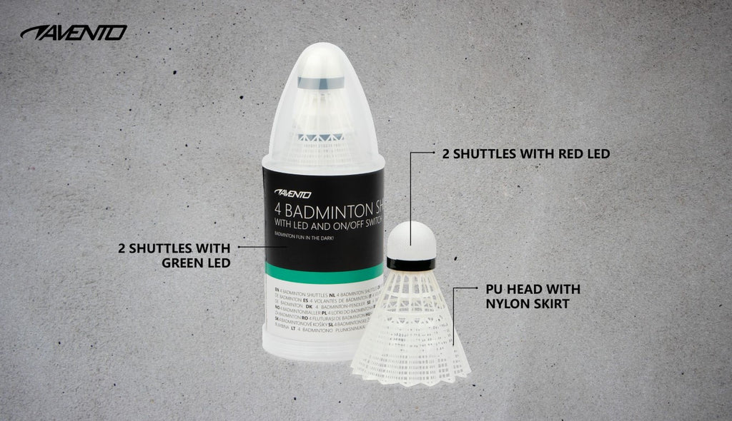 Badmintono skrajukės AVENTO 46SG LED