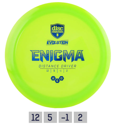 Diskgolfo diskas DISCMANIA NEO ENIGMA Evolution Distance Driver