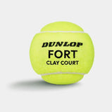 Lauko teniso kamuoliukai DUNLOP FORT CLAY COURT 4vnt
