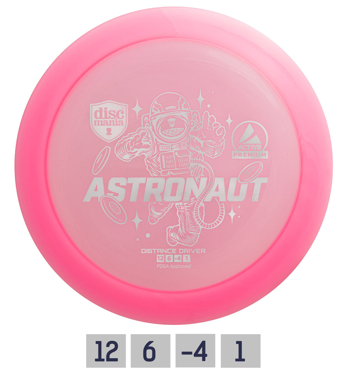 Diskgolfo diskas DISCMANIA ASTRONAUT Distance Driver