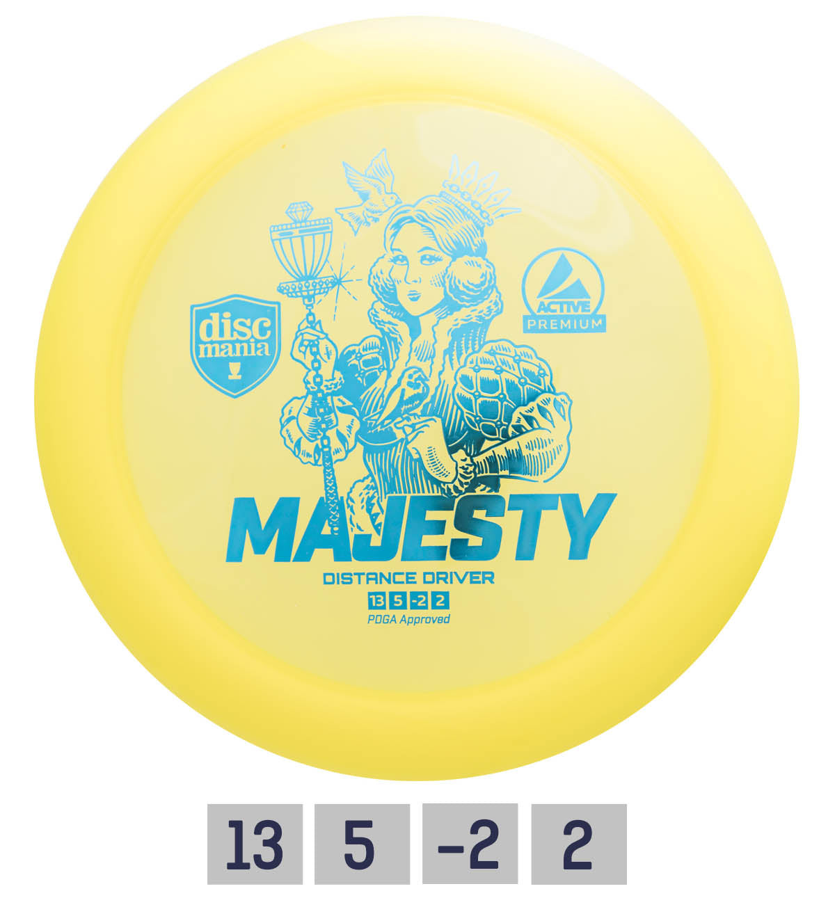 Diskgolfo diskas DISCMANIA MAJESTY Distance driver