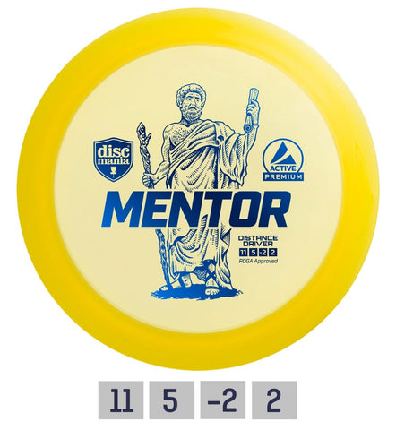 Diskgolfo diskas DISCMANIA MENTOR Distance Driver