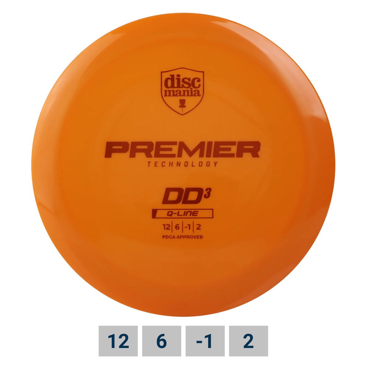 Diskgolfo diskas DISCMANIA Q-LINE PREMIER DD3