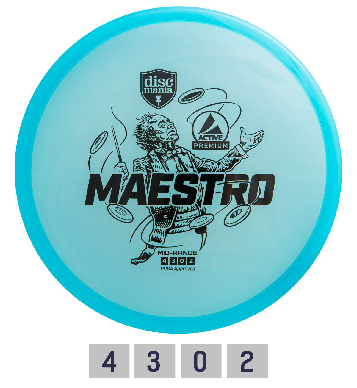 Diskgolfo diskas DISCMANIA MAESTRO Midrange Driver