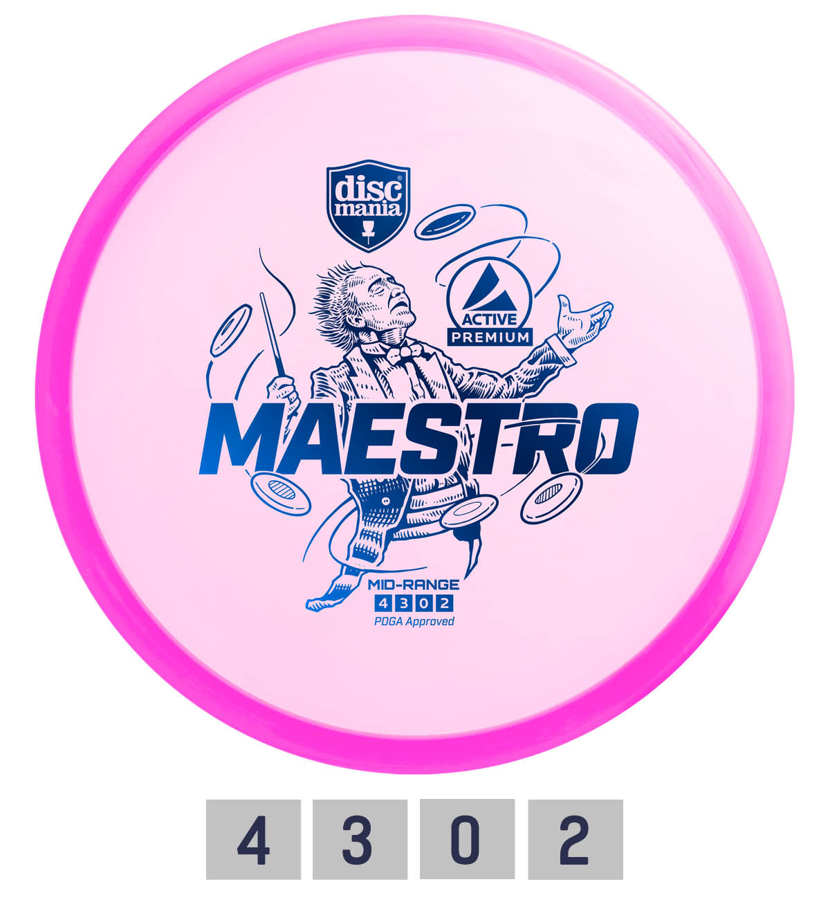 Diskgolfo diskas DISCMANIA MAESTRO Midrange Driver
