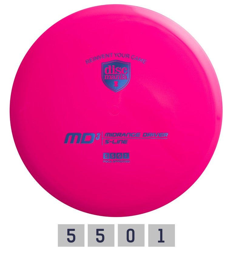Diskgolfo diskas DISCMANIA S-LINE MD1 Midrange Driver