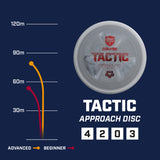 Diskgolfo diskas DISCMANIA HARD EXO TACTIC Evolution