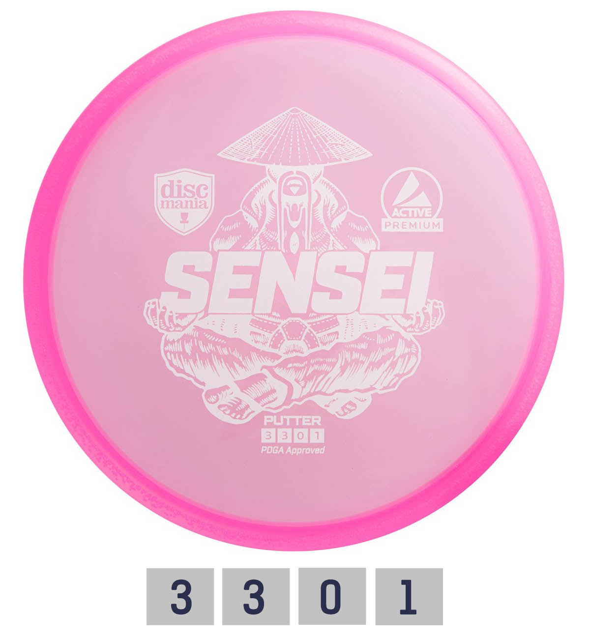 Diskgolfo diskas DISCMANIA SENSEI Putter