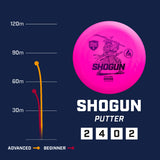 Diskgolfo diskas DISCMANIA SHOGUN Putter
