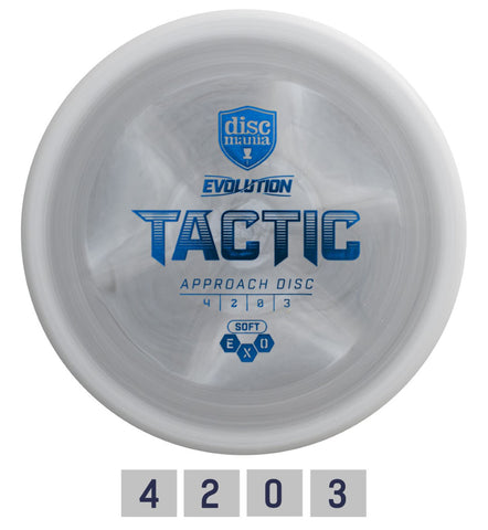 Diskgolfo diskas DISCMANIA SOFT EXO TACTIC Evolution Midrange Driver