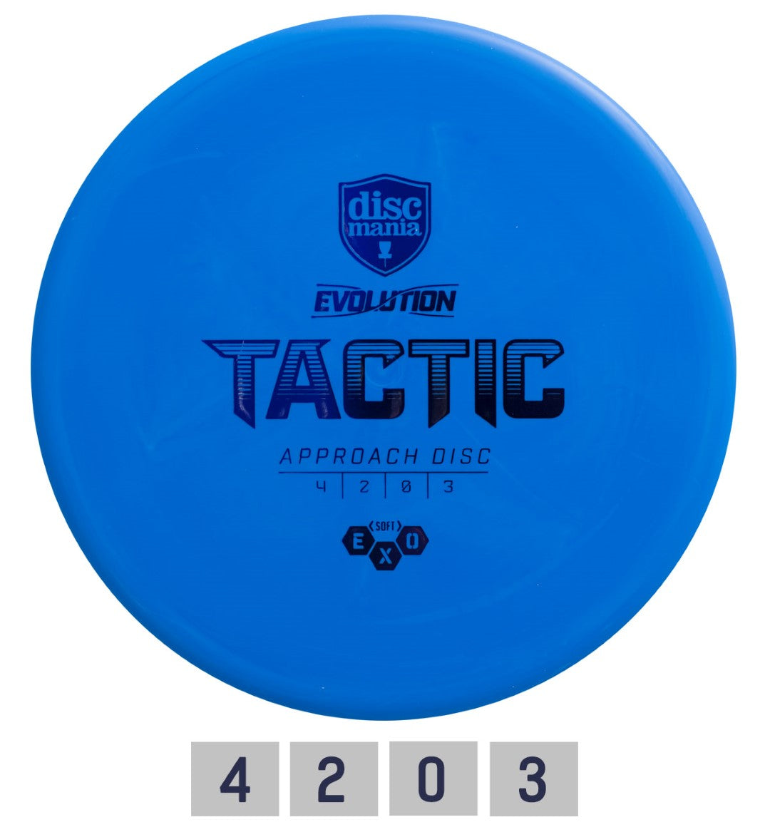 Diskgolfo diskas DISCMANIA SOFT EXO TACTIC Evolution Midrange driver