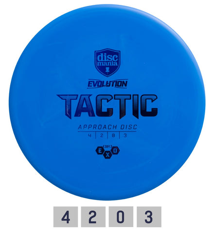 Diskgolfo diskas DISCMANIA SOFT EXO TACTIC Evolution Midrange driver