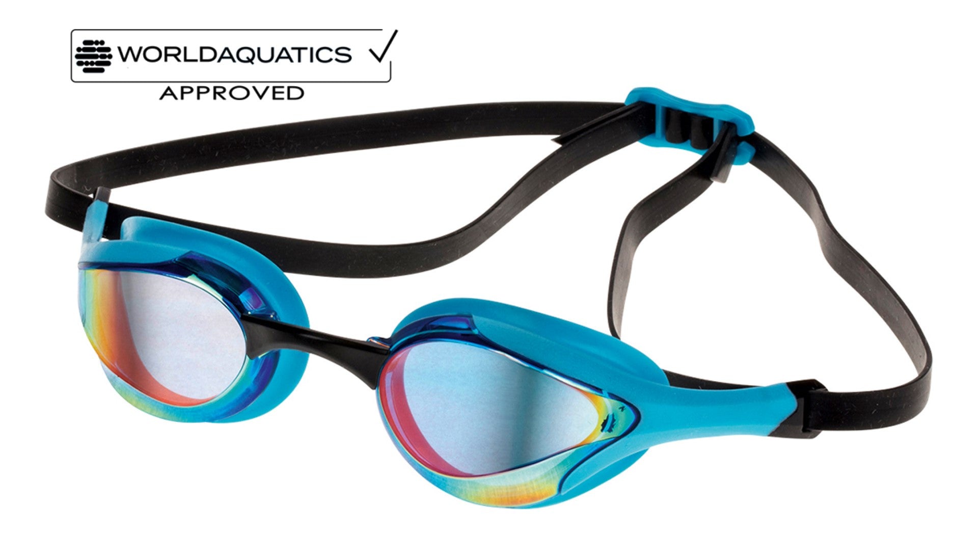 Plaukimo akiniai Competition AQUAFEEL LEADER MIRRORED 41011 51 blue FINA