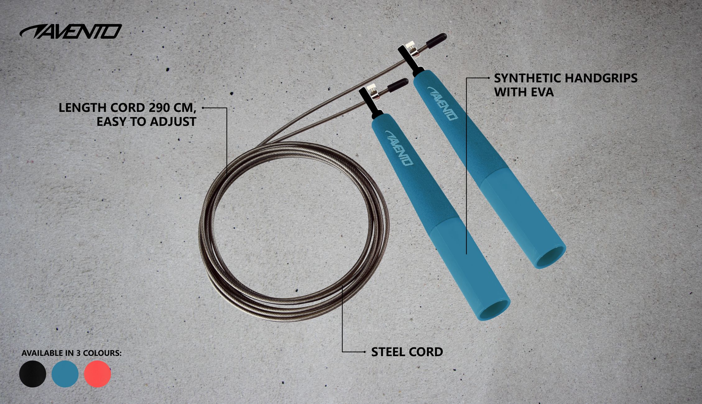 Šokdynė AVENTO 42HO-BLU 290 cm
