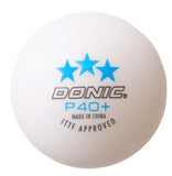 Stalo teniso kamuoliukai DONIC P40+ ITTF 3vnt.