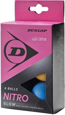Stalo teniso kamuoliukai DUNLOP NITRO GLOW 6vnt.