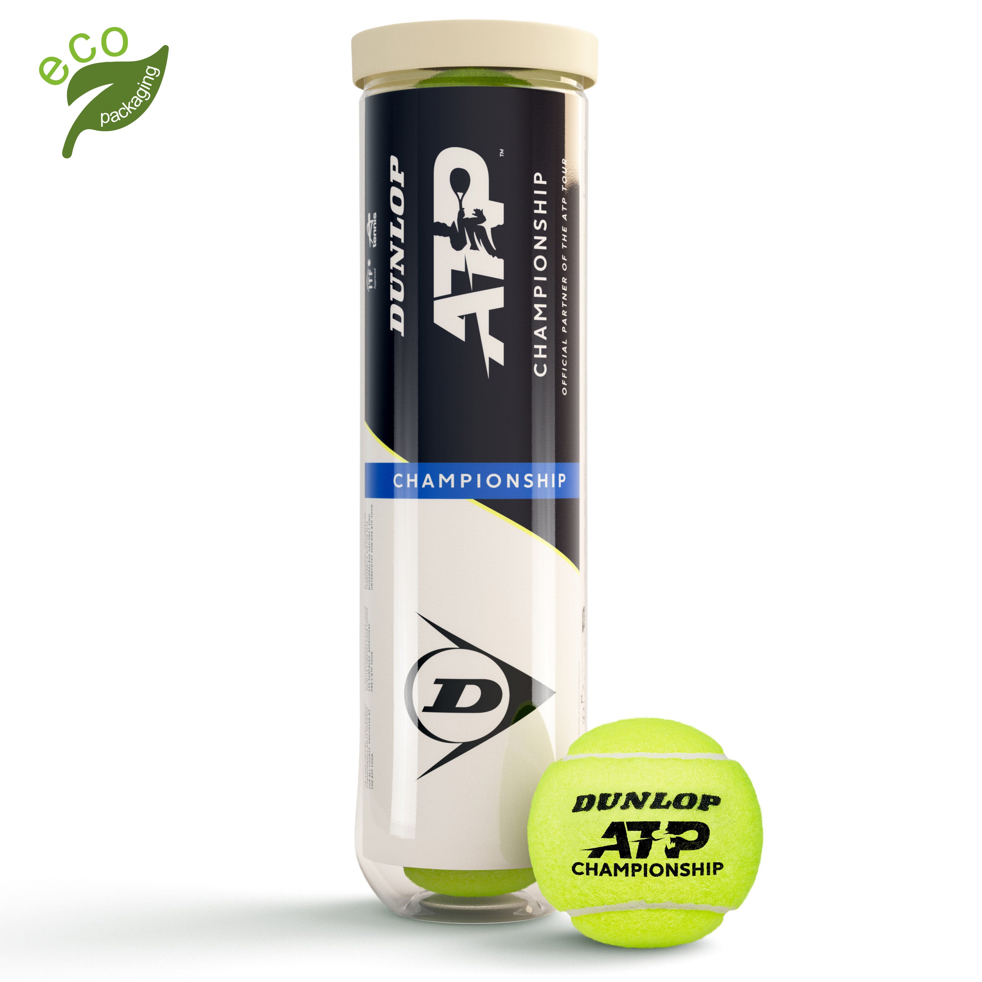 Lauko teniso kamuoliukai DUNLOP ATP CHAMPIONSHIP 4vnt