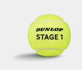 Lauko teniso kamuoliukai DUNLOP STAGE 1 72vnt