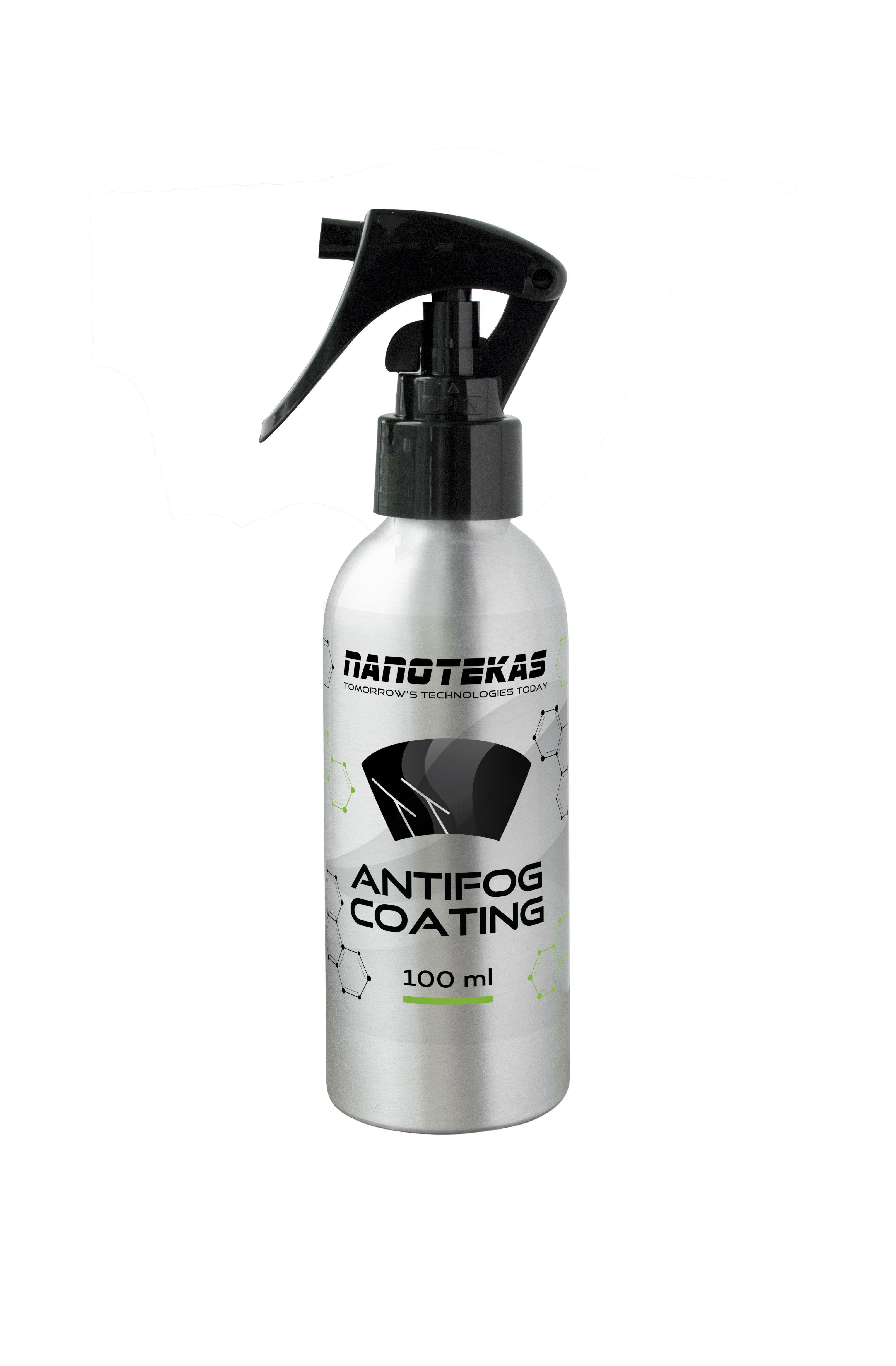 Rinkinys nuo rasojimo (NANO danga Anti Fog ir mikropluošto šluostė) 100ml