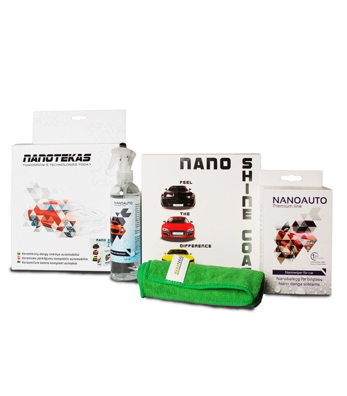 KERAMIKINIŲ NANO DANGŲ RINKINYS AUTOMOBILIUI